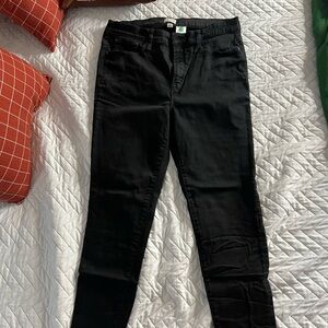 J. Crew Black Skinny Jeans